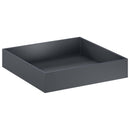 Have Blomsterkrukke 2 stk. Antracit 100 x 100 x 20 cm