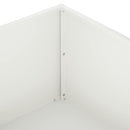 Have Blomsterkrukke Hvid 100 x 100 x 30 cm Koldvalset stål