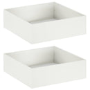 Have Blomsterkrukke 2 stk. Hvid 100 x 100 x 30 cm