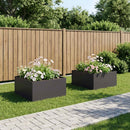 Have Blomsterkrukke 2 stk. Sort 100 x 100 x 40 cm