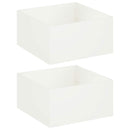 Have Blomsterkrukke 2 stk. Hvid 100 x 100 x 40 cm