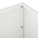 Have Blomsterkrukke Hvid 40 x 20 x 20 cm Koldvalset stål