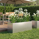 Have Blomsterkrukke Sølv 60 x 20 x 20 cm Galvaniseret stål
