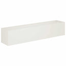 Have Blomsterkrukke Hvid 80 x 20 x 20 cm Koldvalset stål