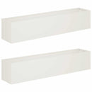 Have Blomsterkrukke 2 stk. Hvid 100 x 20 x 20 cm