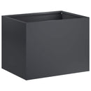 Have Blomsterkrukke 2 stk. Antracit 40 x 30 x 30 cm