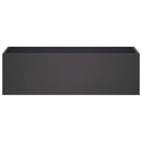 Have Blomsterkrukke 2 stk. Sort 100 x 30 x 30 cm