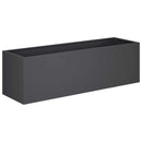 Have Blomsterkrukke 2 stk. Antracit 100 x 30 x 30 cm