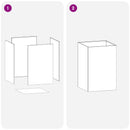 Have Blomsterkrukke 2 stk. Antracit 50 x 50 x 75 cm
