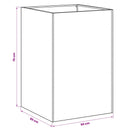 Have Blomsterkrukke 2 stk. Antracit 50 x 50 x 75 cm