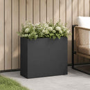 Have Blomsterkrukke Sort 50 x 20 x 40 cm Koldvalset stål