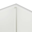 Have Blomsterkrukke Hvid 50 x 20 x 75 cm Koldvalset stål