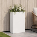 Have Blomsterkrukke Hvid 50 x 20 x 75 cm Koldvalset stål