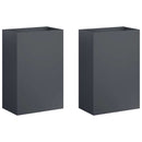 Have Blomsterkrukke 2 stk. Antracit 40 x 30 x 75 cm