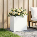 Have Blomsterkrukke Hvid 50 x 30 x 40 cm Koldvalset stål