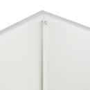 Have Blomsterkrukke 2 stk. Hvid 50 x 30 x 40 cm Koldvalset stål