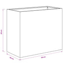 Have Blomsterkrukke 2 stk. Antracit 60 x 30 x 40 cm