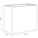 Have Blomsterkrukke 2 stk. Antracit 60 x 30 x 50 cm