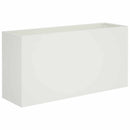 Have Blomsterkrukke Hvid 100 x 30 x 40 cm Koldvalset stål