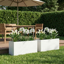 Have Blomsterkrukke 2 stk. Hvid 100 x 30 x 40 cm