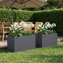 Have Blomsterkrukke 2 stk. Antracit 60 x 40 x 40 cm