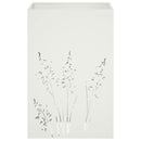 Have Blomsterkrukke 2 stk. Hvid 50 x 50 x 75 cm Koldvalset stål