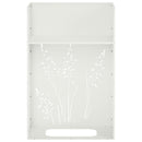 Have Blomsterkrukke Hvid 50 x 30 x 75 cm Koldvalset stål