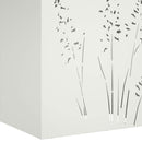 Have Blomsterkrukke 2 stk. Hvid 50 x 30 x 75 cm Koldvalset stål
