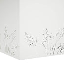 Have Blomsterkrukke 2 stk. Hvid 50 x 50 x 49 cm Koldvalset stål