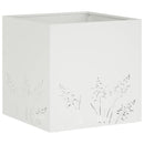 Have Blomsterkrukke 2 stk. Hvid 50 x 50 x 49 cm Koldvalset stål