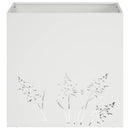 Have Blomsterkrukke 2 stk. Hvid 50 x 50 x 49 cm Koldvalset stål