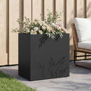 Have Blomsterkrukke Sort 50 x 30 x 49 cm Koldvalset stål