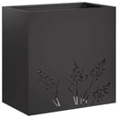 Have Blomsterkrukke Sort 50 x 30 x 49 cm Koldvalset stål