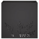 Have Blomsterkrukke Sort 50 x 30 x 49 cm Koldvalset stål