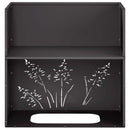 Have Blomsterkrukke Sort 50 x 30 x 49 cm Koldvalset stål