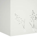 Have Blomsterkrukke 2 stk. Hvid 50 x 30 x 49 cm Koldvalset stål
