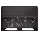Have Blomsterkrukke Sort 80 x 20 x 49 cm Koldvalset stål