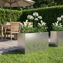 Have Blomsterkrukke Sølv 80 x 30 x 49 cm Galvaniseret stål