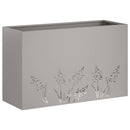 Have Blomsterkrukke 2 stk. Rusten 80 x 30 x 49 cm Cortenstål