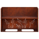 Have Blomsterkrukke 2 stk. Rusten 80 x 30 x 49 cm Cortenstål