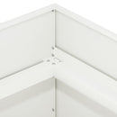 Have Blomsterkrukke Hvid 120 x 40 x 60 cm Koldvalset stål