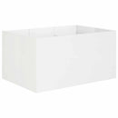 Have Blomsterkrukke Hvid 120 x 80 x 60 cm Koldvalset stål