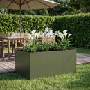 Have Blomsterkrukke Olivengrøn 120 x 80 x 60 cm Koldvalset stål