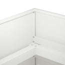Have Blomsterkrukke Hvid 200 x 80 x 60 cm Koldvalset stål