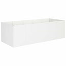 Have Blomsterkrukke Hvid 200 x 80 x 60 cm Koldvalset stål