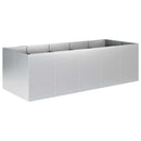 Have Blomsterkrukke Sølv 200 x 80 x 60 cm Galvaniseret stål