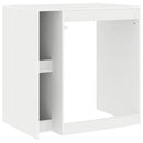 Vaskemaskine Skab med dør Hvid 87 x 60 x 89 cm Konstrueret træ