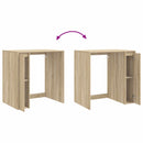 Vaskemaskine Skab Sonoma-eg 87 x 60 x 89 cm Konstrueret træ