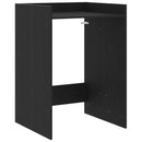 Vaskemaskine Skab Sort eg 67,5 x 62 x 97 cm Konstrueret træ