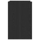 Vaskemaskine Skab Sort eg 67,5 x 62 x 97 cm Konstrueret træ